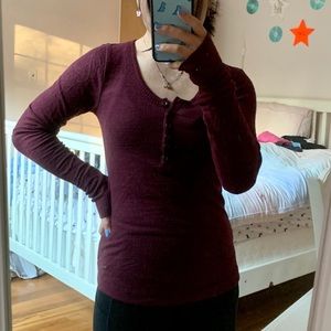 maroon longsleeve